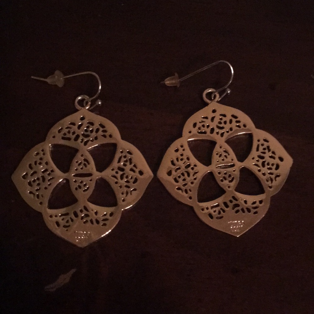 Kendra Scott gold earrings